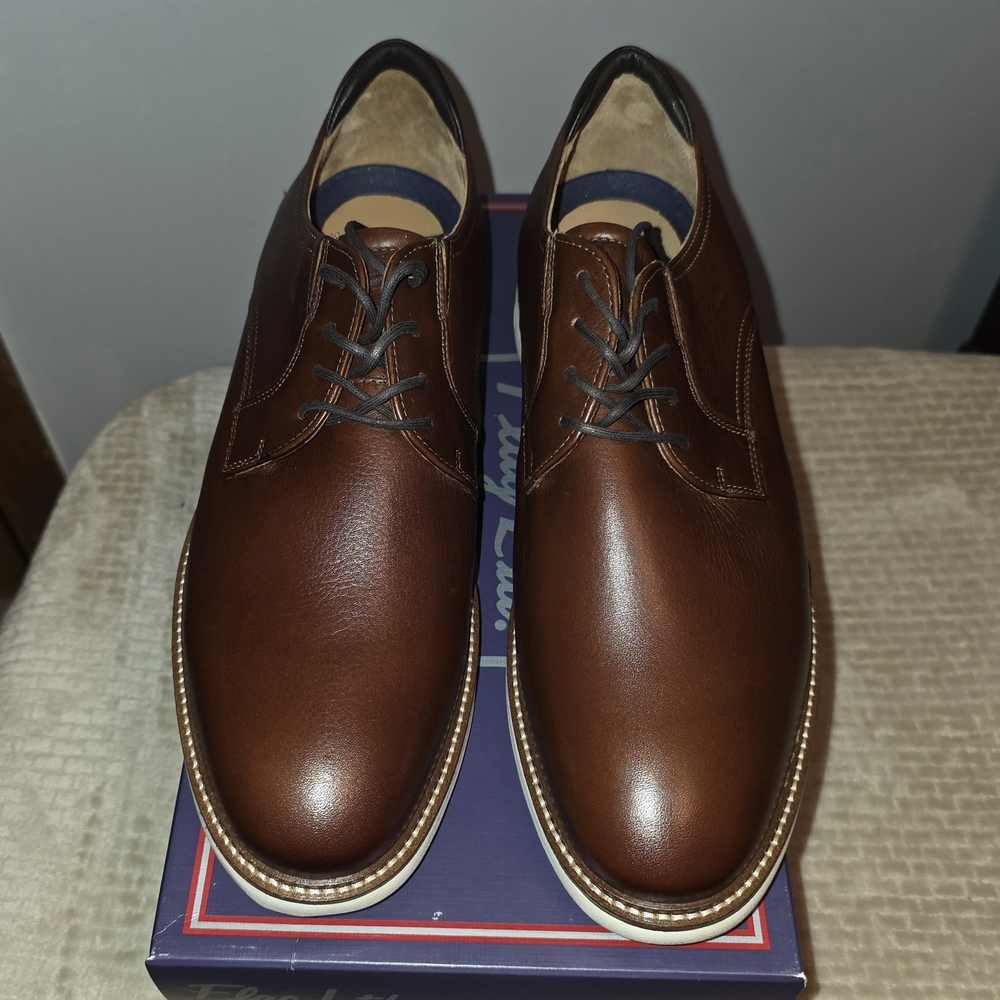 Elegant Brown Leather Derbys